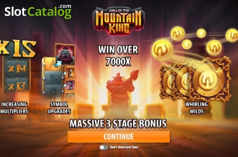Скрин2. Hall of the Mountain King слот