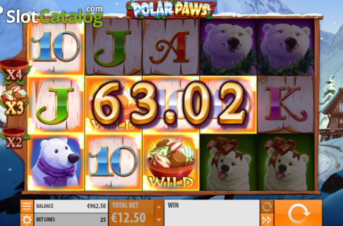 Скрин4. Polar Paws слот