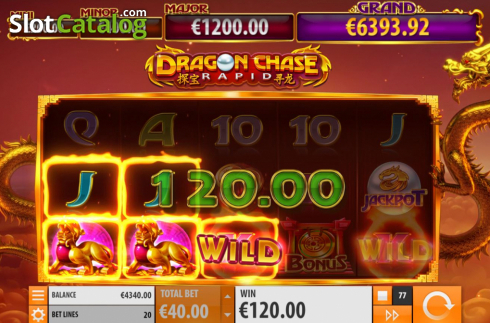 Скрин6. Dragon Chase Rapid слот
