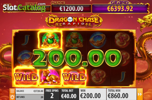Скрин9. Dragon Chase Rapid слот