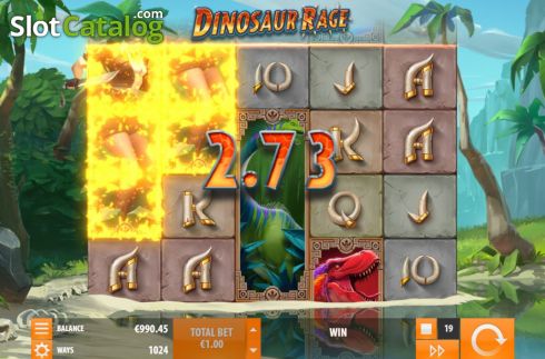Скрин4. Dinosaur Rage слот