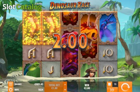 Скрин5. Dinosaur Rage слот