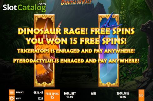 Скрин8. Dinosaur Rage слот