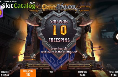 Скрин7. Crown of Valor слот