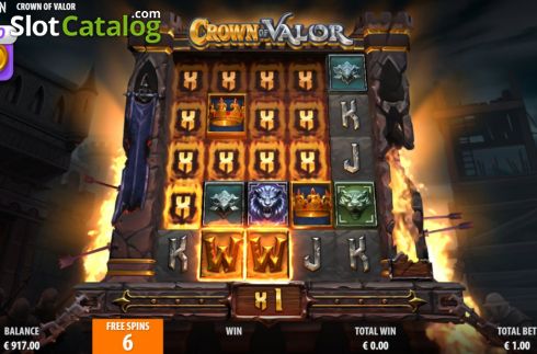 Скрин8. Crown of Valor слот