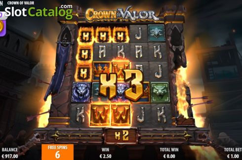 Скрин9. Crown of Valor слот