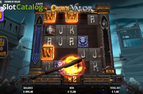 Скрин5. Crown of Valor слот