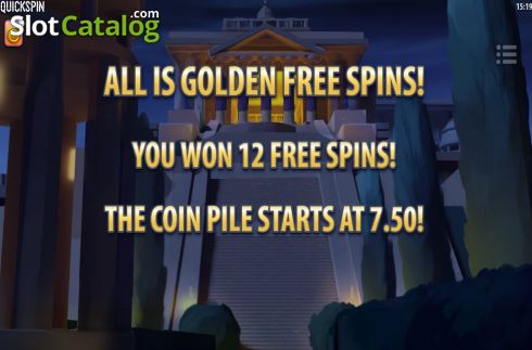 Скрин7. Midas Coins слот