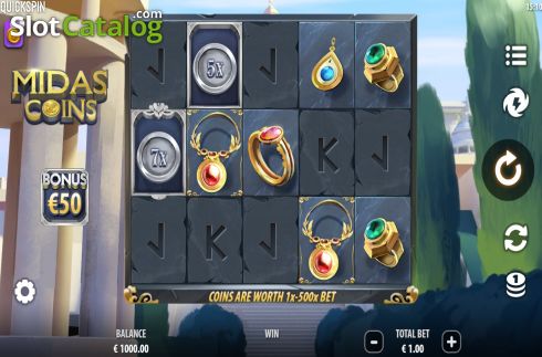 Скрин3. Midas Coins слот