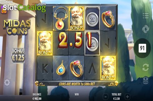Скрин4. Midas Coins слот