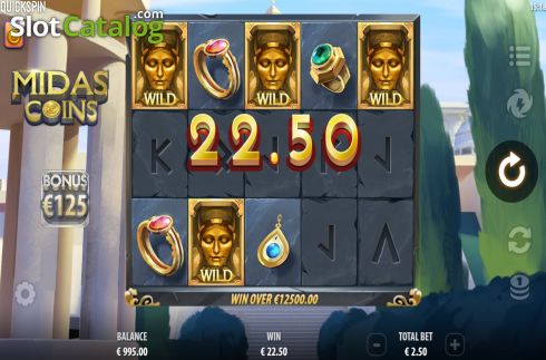 Скрин6. Midas Coins слот