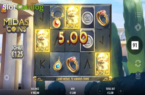 Скрин5. Midas Coins слот