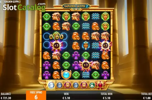 Скрин7. Golden Glyph 2 слот