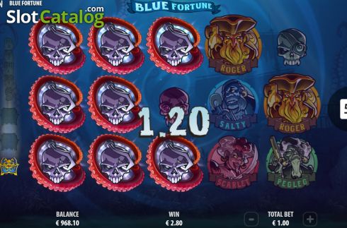 Скрин5. Blue Fortune слот
