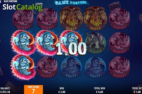 Скрин9. Blue Fortune слот