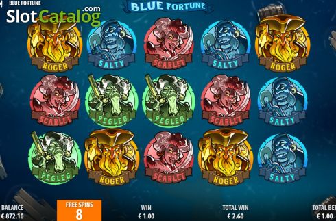 Скрин8. Blue Fortune слот