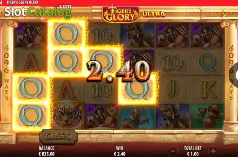 Скрин4. Tigers Glory Ultra слот