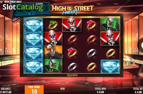 Скрин8. Highstreet Heist слот