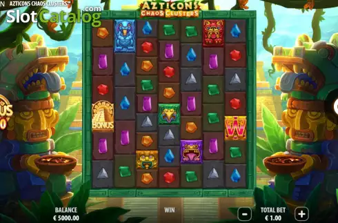 Скрин3. Azticons Chaos Clusters слот