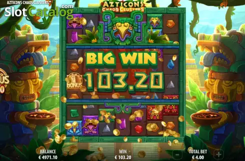 Скрин6. Azticons Chaos Clusters слот