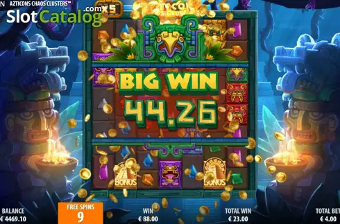 Скрин9. Azticons Chaos Clusters слот