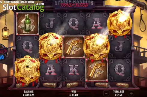 Скрин7. Sticky Bandits Trail of Blood слот