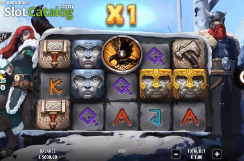 Скрин3. Raven Rising слот