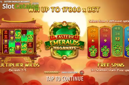 Скрин2. Eastern Emeralds Megaways слот