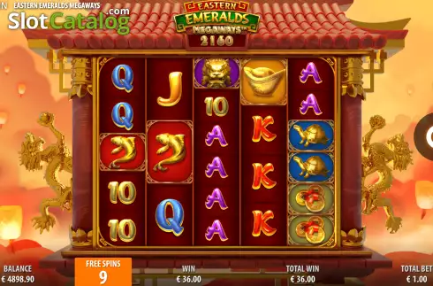 Скрин8. Eastern Emeralds Megaways слот
