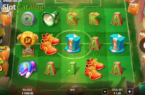 Скрин3. Spinions Game Day слот
