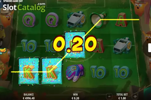 Скрин4. Spinions Game Day слот