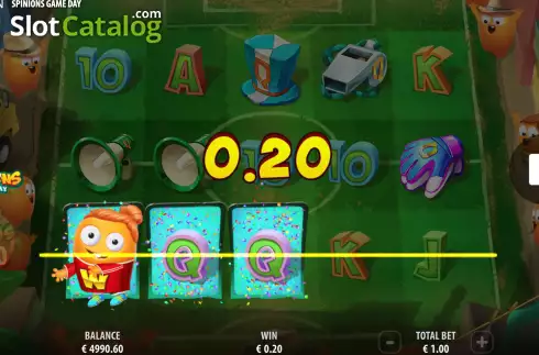 Скрин5. Spinions Game Day слот