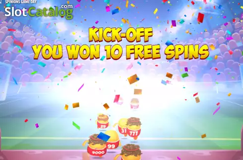Скрин7. Spinions Game Day слот