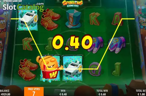 Скрин8. Spinions Game Day слот