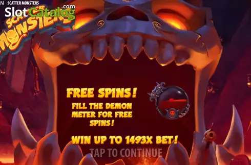 Скрин2. Scatter Monsters слот