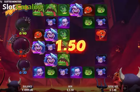 Скрин4. Scatter Monsters слот