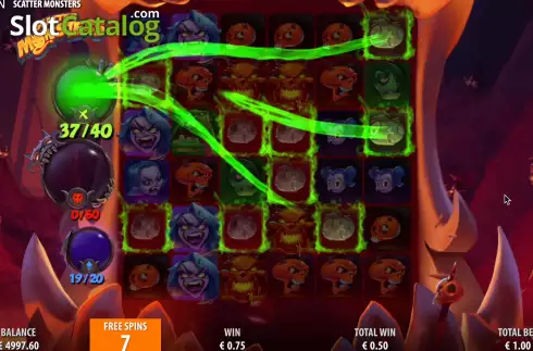 Скрин7. Scatter Monsters слот