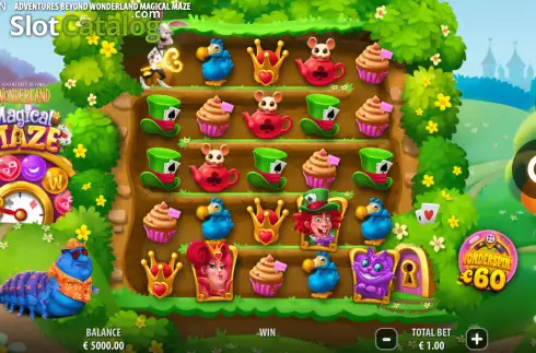 Скрин3. Adventures Beyond Wonderland Magical Maze слот