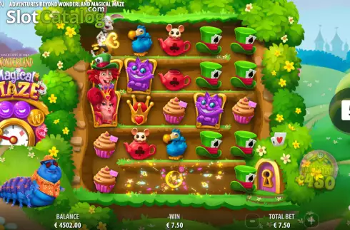 Скрин4. Adventures Beyond Wonderland Magical Maze слот