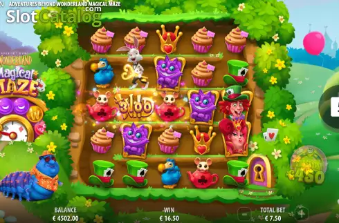 Скрин5. Adventures Beyond Wonderland Magical Maze слот