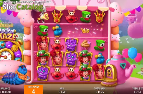 Скрин8. Adventures Beyond Wonderland Magical Maze слот