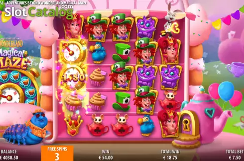 Скрин9. Adventures Beyond Wonderland Magical Maze слот
