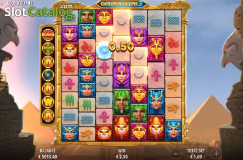 Скрин4. Golden Glyph 3 слот