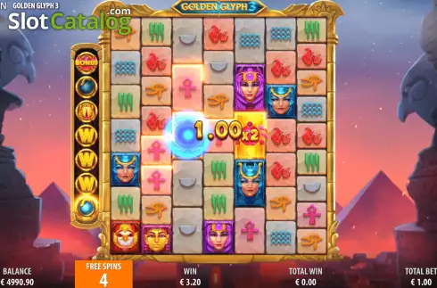 Скрин8. Golden Glyph 3 слот