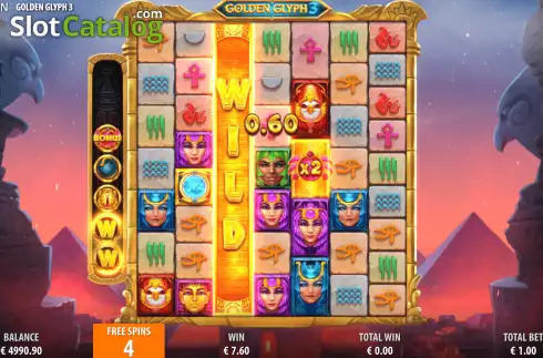 Скрин9. Golden Glyph 3 слот