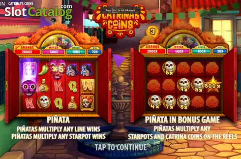 Скрин2. Catrina’s Coins слот
