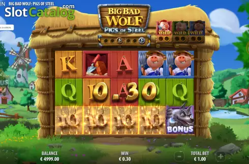 Скрин3. Big Bad Wolf: Pigs of Steel слот