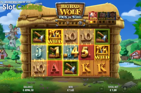 Скрин4. Big Bad Wolf: Pigs of Steel слот