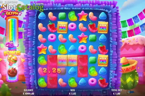 Скрин4. Candy Glyph слот