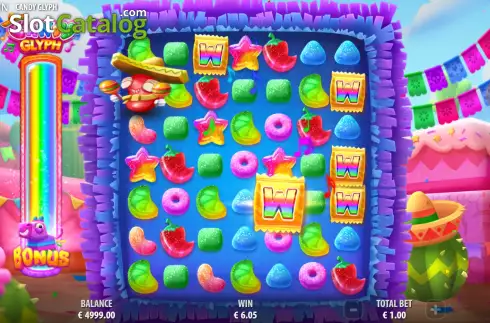 Скрин5. Candy Glyph слот